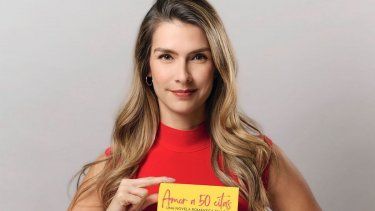 La periodista Silvana del Mar, autora del libro Amor a 50 citas.