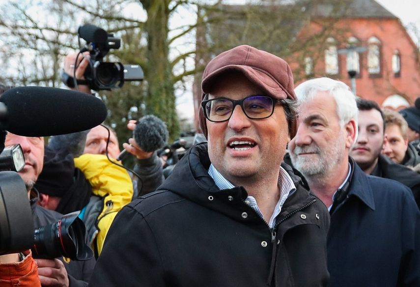 Fotografía del pasado 26 de marzo de 2018, del diputado Quim Torra, quien será el próximo candidato a la investidura como presidente del Gobierno regional de Cataluña, según el expresidente Carles&nbsp;Puigdemont.&nbsp;