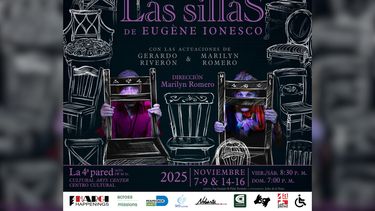 MarGi Happenings inaugura su nuevo espacio LA 4ª PARED Cultural Arts Center con la puesta en escena de Las sillas, una obra icónica del teatro del absurdo que aborda la soledad e invita a reflexionar, a través de la comedia, sobre el propósito y la vida