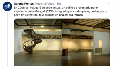 Uno de los espacios de la&nbsp;Galer&iacute;a Freites.&nbsp;