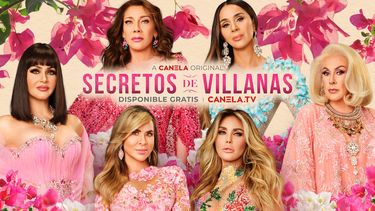 Póster de la tercera temporada de Secretos de Villanas. 