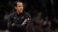 El entrenador del Heat de Miami, Erik Spoelstra, durante un partido de su equipo en contra de los Bulls de Chicago, el 9 de abril de 2025. El entrenador del Heat de Miami, Erik Spoelstra, durante un partido de su equipo en contra de los Bulls de Chicago, el 9 de abril de 2025.