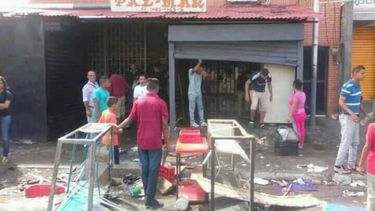 Comercio saqueado en el estado Bolívar.&nbsp;