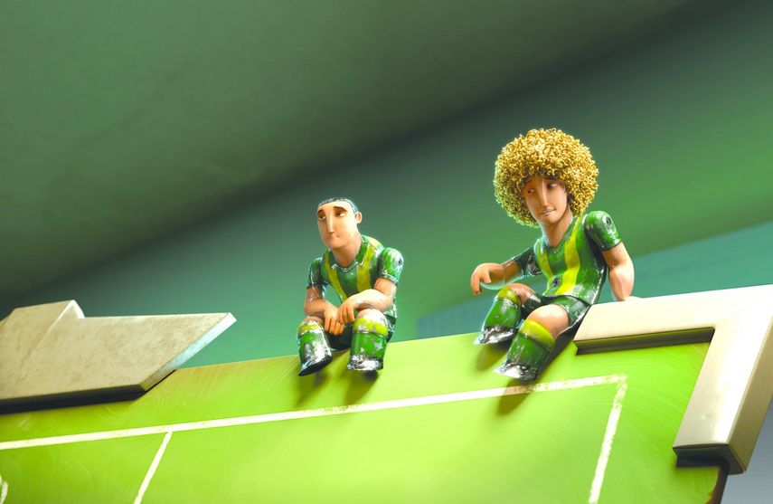 Fotograma de la cinta Metegol o Futbolín. (AP)