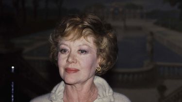 Se muestra a la estrella de Hollywood y Broadway Glynis Johns, el 11 de septiembre de 1982.&nbsp;