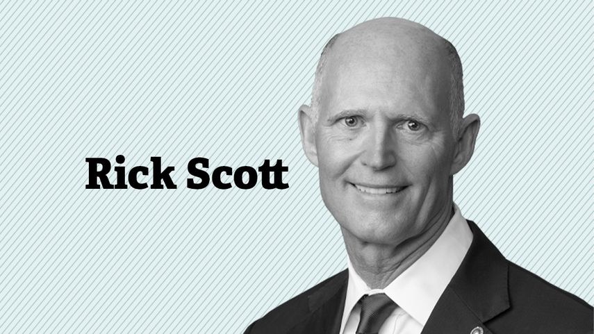 Senador federal de Florida Rick Scott.