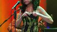 En esta foto del 18 de junio de 2011, Amy Winehouse da un concierto en Belgrado, Serbia. La intérprete murió a los 27 años de edad.