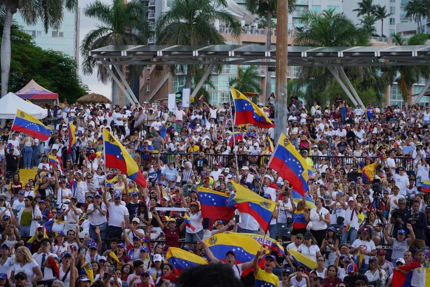 Diáspora venezolana en Miami.&nbsp;