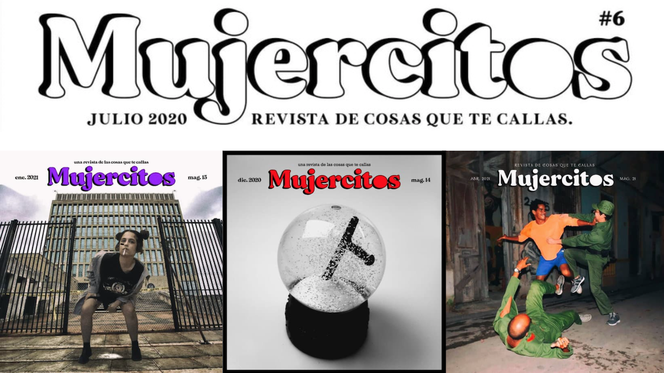 Algunas de las portadas de la revista del Colectivo Mujercitos. Algunas de las portadas de la revista del Colectivo Mujercitos.