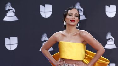 Anitta llega a la 20a entrega del Latin Grammy el jueves 14 de noviembre de 2019 en el MGM Grand Garden Arena en Las Vegas. 