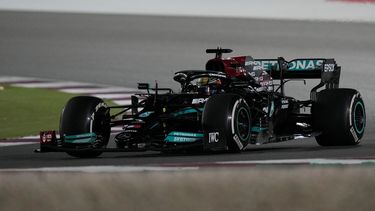 Lewis Hamilton de Merces durante el Gran Premio de Qatar, el domingo 21 de noviembre, en Lusail.