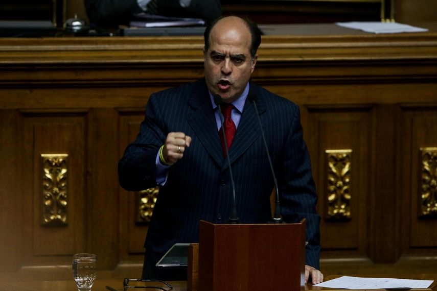 Julio Borges, presidente del Parlamento venezolano.