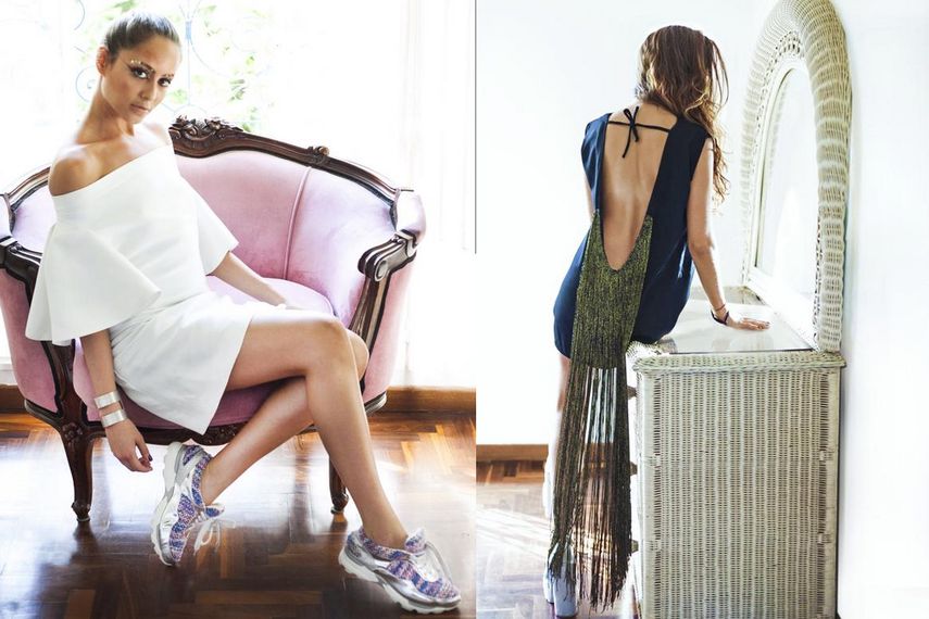 Khoul, la marca de ropa compuesta por las hermanas Makhoul, en junio de 2012, surgió con el fin de destacar el lado más femenino y positivo de la mujer a través de llamativos colores, detalles y tejidos traídos de distintas partes del mundo. (CORTESÍA)