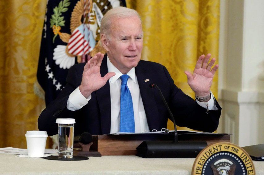 El presidente Joe Biden durante un encuentro de la Asociación Nacional de Gobernadores en la Casa Blanca, el viernes 10 de febrero de 2023, en Washington.