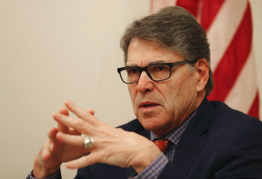 El secretario de Energ&iacute;a saliente de Estados Unidos, Rick Perry.