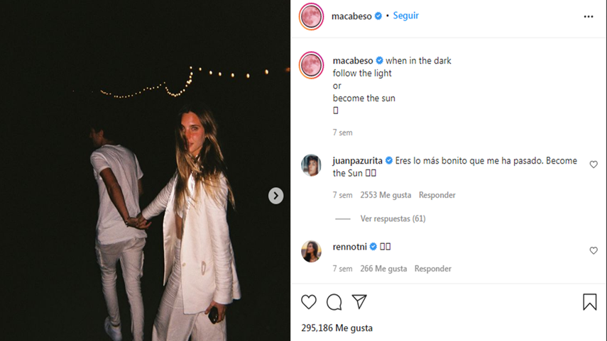Macarena Achaga y Juanpa Zurita están reunidos otra vez&nbsp;