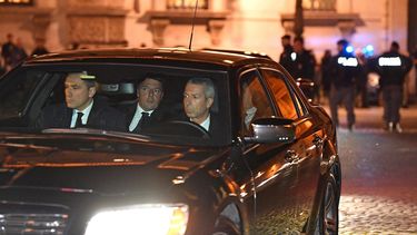 Matteo&nbsp;Renzi a su llegada al palacio del Quirinale, sede de la jefatura del Estado italiano, el pasado lunes
