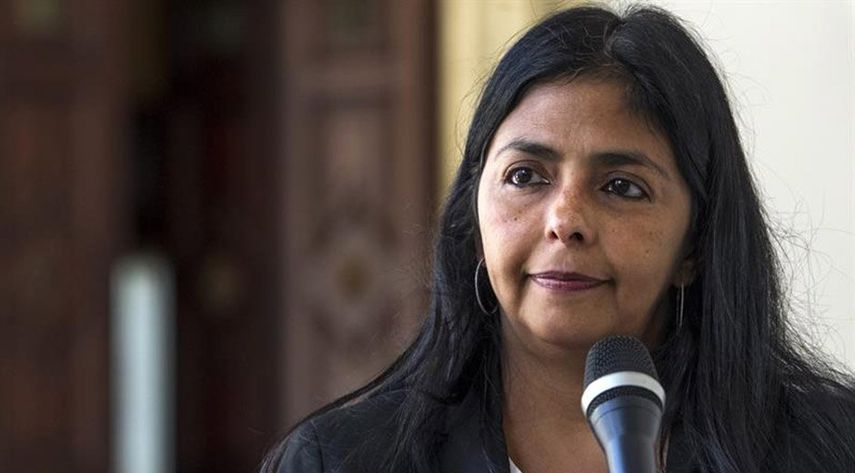 La canciller venezolana Delcy Rodríguez (EFE)