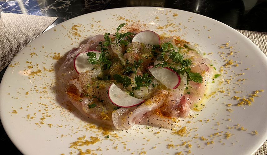Seabass Carpaccio.