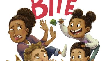 En esta imagen difundida por Dial Books for Young Readers, la portada de Just Try One Bite, un libro para niños coescrito por Camila Alves McConaughey y Adam Mansbach e ilustrado por Mike Boldt.&nbsp;