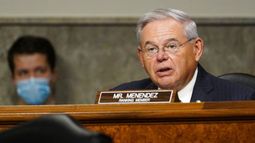 El senador demócrata Bob Menendez, presidente de la Comisión de Relaciones Exteriores del Senado de EEUU.