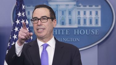Steven&nbsp;Mnuchin, secretario del Tesoro de EEUU.
