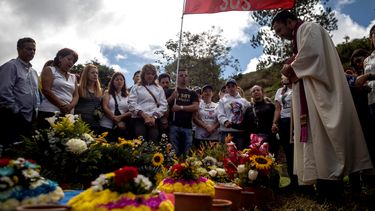 Funeral de Óscar Pérez en el cementerio del Este de Caracas