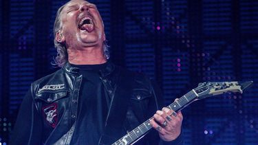 James Hetfield, de la banda estadounidense Metallica, en un concierto en Madrid el pasado mayo.