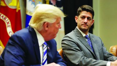 Donald Trump y Paul Ryan apuestan por un acuerdo bipartidista.