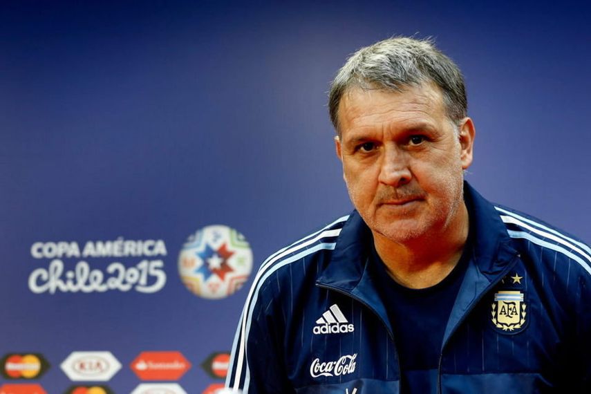 Ningún jugador acompañó a Martino en las conferencias previas a los partidos (EFE)