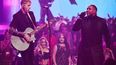 Don Omar y Mgk Main se presentan en la ceremonia de Premio Lo Nuestro 2024, el 22 de febrero en el Kaseya Center, de Miami.