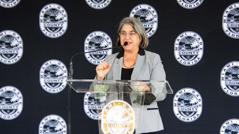 La alcaldesa de Miami-Dade, Daniella Levine Cava.