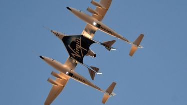 Un avión fabricado por Virgin Galactic.