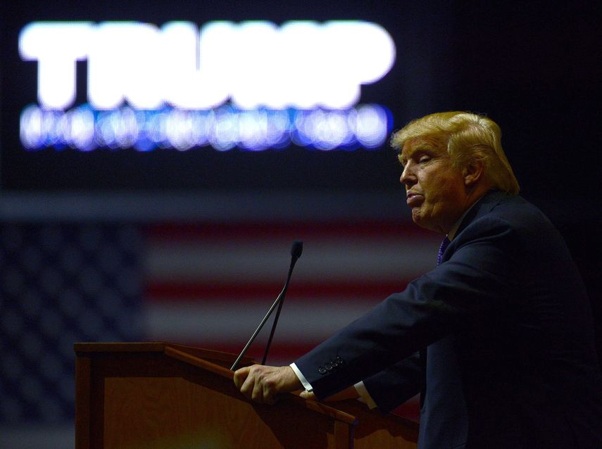 Donald Trump en campaña