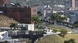 Vista de la embajada de Estados Unidos en Caracas, Venezuela, el 12 de marzo de 2019. Vista de la embajada de Estados Unidos en Caracas, Venezuela, el 12 de marzo de 2019.