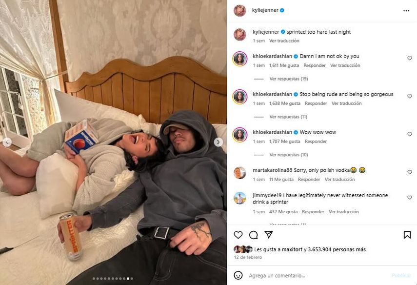 La empresaria Kylie Jenner y el estilista Jesús Guerrero. 