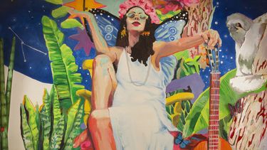 En esta imagen difundida por Sony Music Latin, la portada del nuevo álbum de la cantautora brasileña Marisa Monte, Portas.