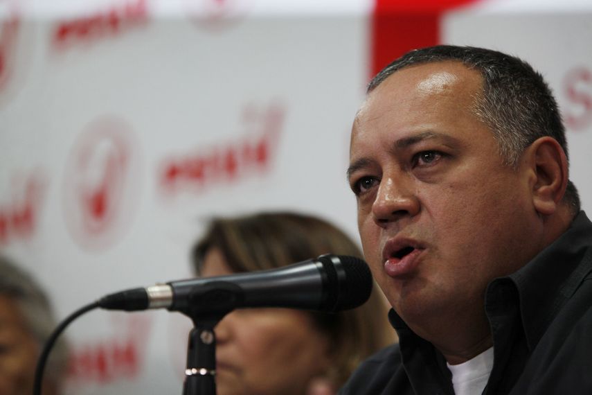 El dirigente chavista, Diosdado Cabello