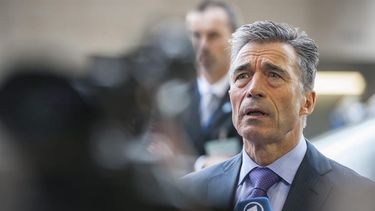 Rasmussen aseguró que no discuten opciones militares.  Foto: EFE