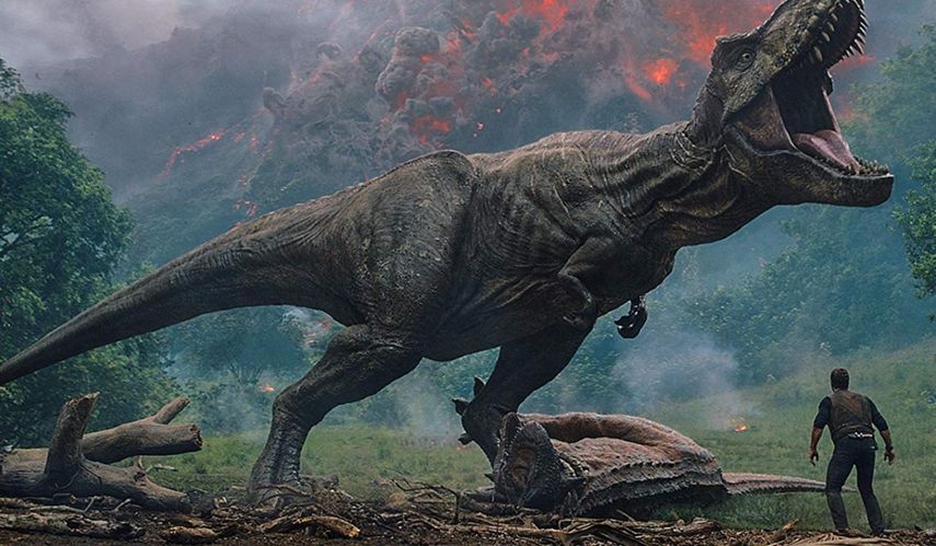 En esta imagen difundida por Universal Pictures, una escena de Jurassic World: Fallen Kingdom. El rodaje de la pel&iacute;cula fue pospuesto por COVID-19.
