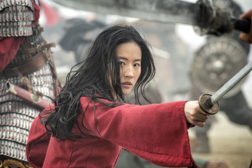 Escena de la nueva Mulan de Disney.