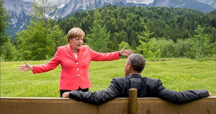 Merkel reconoció que le resultaba difícil despedirse del líder estadounidense, pero en la democracia son habituales los cambios, hay que mirar hacia adelante