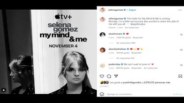 Selena Gómez presenta su documental My Mind & Me.