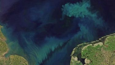 Para rastrear los cambios en el color del océano, los científicos analizaron las mediciones del color del océano tomadas por el espectrorradiómetro de imágenes de resolución moderada (MODIS) a bordo del satélite Aqua.&nbsp;