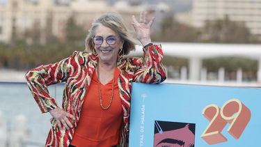 La actriz Carmen Maura posa durante la presentación de Calle Málaga en el Festival de Cine de Málaga.
