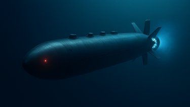 Imagen creada por AI sobre la posibilidad de que Rusia tenga un dron submarino capaz de transportar una ojiva y de ser propulsado por energía nuclear.