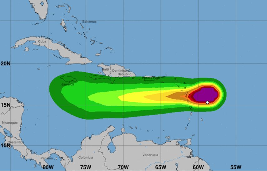 Según el Centro Nacional de Huracanes Isaac el avance será hacía Puerto Rico, Haití y República Dominicana.&nbsp;