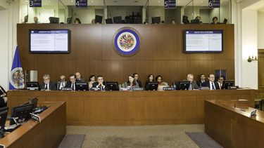 Sesión especial de la OEA.