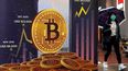 Gráfico que ejemplifica el ascenso del bitcoin, la criptomoneda más popular en el mundo en estos momentos.