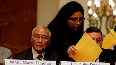 El presidente del Tribunal Supremo Electoral de Guatemala, Julio Solórzano.